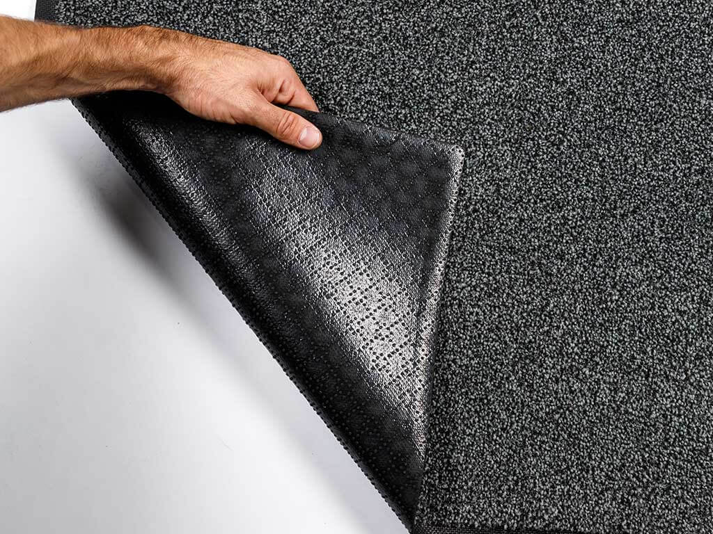 Nylon schoonloopmat met rubbere onderkant
